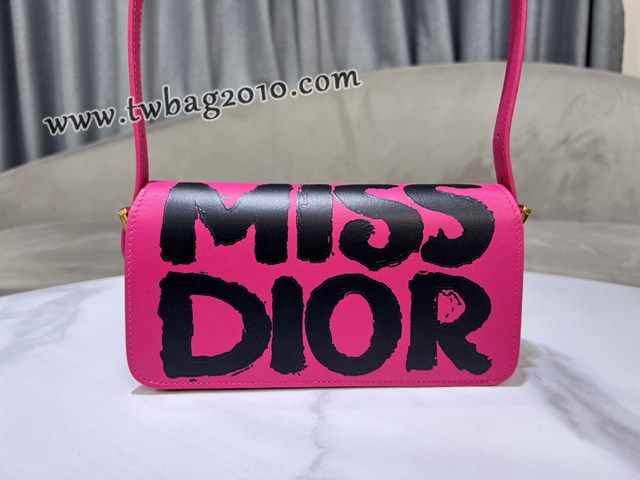 Dior专柜2024新款迪奥高仿原单Miss Dior翻盖手袋小牛皮肩背包 djfk1255